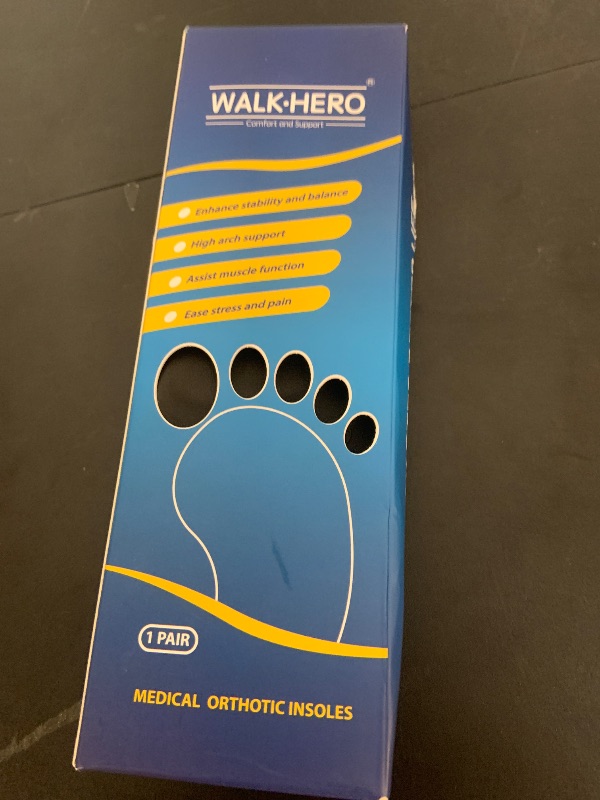 Photo 1 of Plantar Fasciitis Insoles for Men Women - Orthotics Inserts, Shoe Insoles Arch Support Flat Feet Inserts Work Boot Insoles for Standing All Day (Mens 8-8 1/2 | Womens 10-10 1/2)