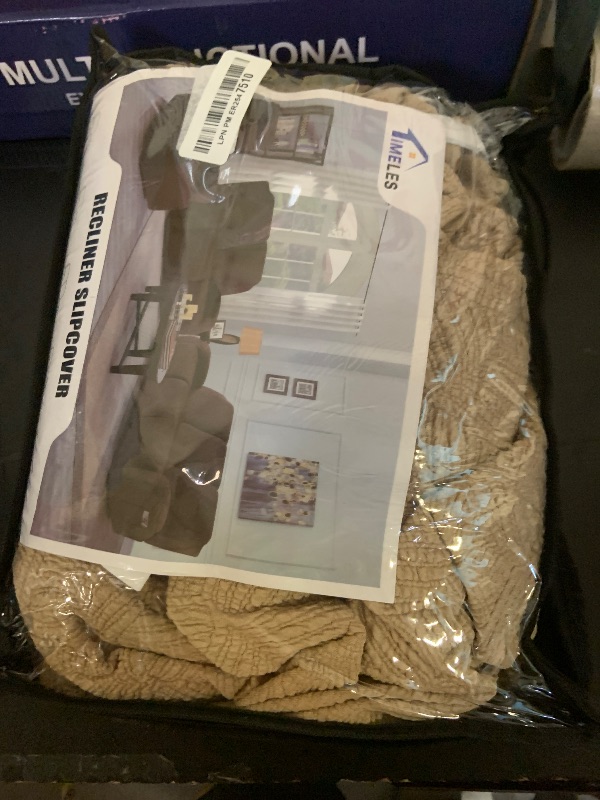 Photo 1 of Timeles Recliner Covers Recliner Chair Covers Reclining Couch Covers Sofa Slipcovers Stretch Soft Washable (Single-Seater, Khaki)