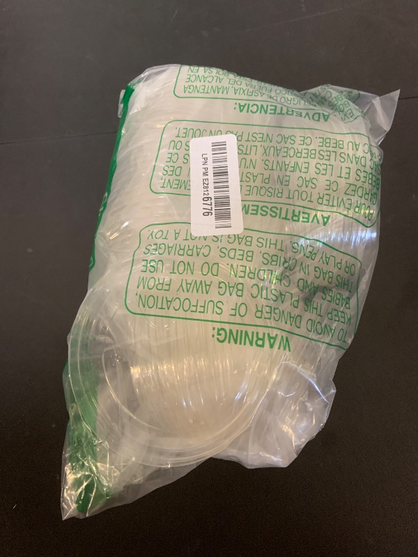Photo 1 of TOSSWARE NATURAL Flat Sip Lid Set of 50 - Plant Based 96mm Lids for Cold Cups - Plastic Alternative Straw Lid - Clear - Only Compatible With TOSSWARE NATURAL 10, 12, 16, 20 & 24oz Cups