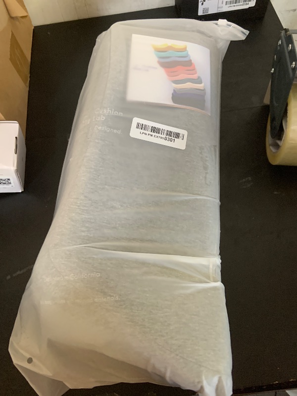 Photo 1 of C CUSHION LAB Patented Pressure Relief Seat Cushion for Long Sitting Hours on Office/Home Chair, Car, Wheelchair - Extra-Dense Memory Foam for Hip, Tailbone, Coccyx, Sciatica - Light Grey