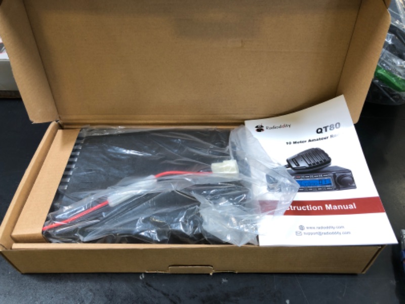Photo 1 of Radioddity QT80 10 Meter Radio, 80W High Power Amateur Ham Radio, SSB/AM/FM/PA Mobile Transceiver with RX & TX Noise Reduction, CTCSS/DCS, ASQ, SWR High Alert
