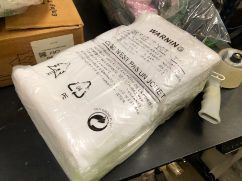 Photo 1 of 12 Pack White Tablecloth 60 x 102 Inch, Bulk 6 Foot Rectangle Table Clothes, Washable Polyester Fabric Table Covers for Wedding, Party, Reception, Banquet