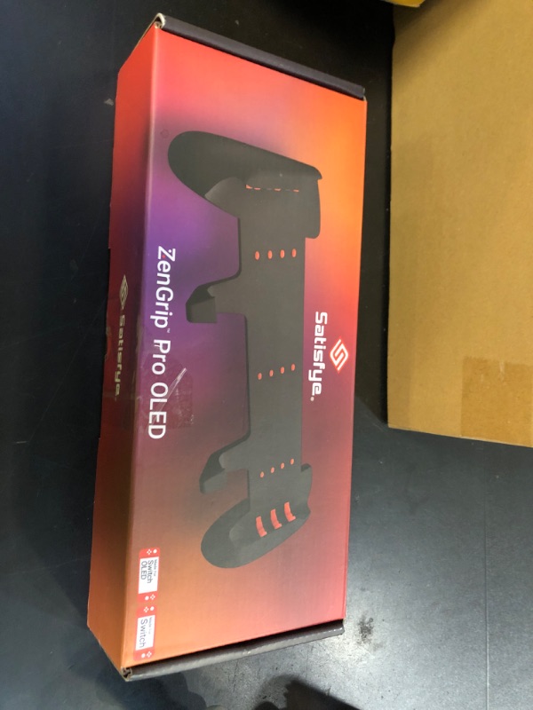 Photo 1 of Satisfye - ZenGrip Pro Gen 3 OLED, a Switch Grip Compatible with Nintendo Switch - Comfortable & Ergonomic Grip, Joy Con & Switch Control. #1 Switch Accessories Designed for Gamers (Black)