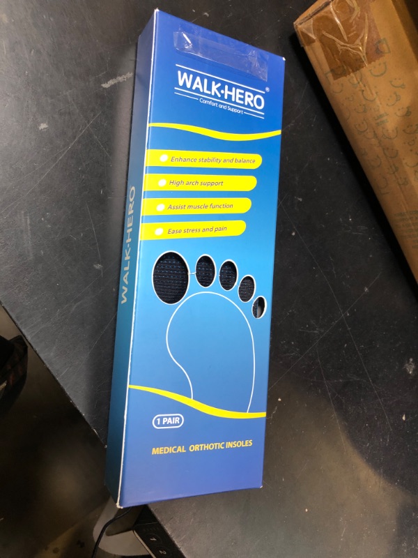 Photo 1 of Plantar Fasciitis Insoles for Men Women - Orthotics Inserts, Shoe Insoles Arch Support Flat Feet Inserts Work Boot Insoles for Standing All Day (Mens 10-10 1/2 | Womens 12-12 1/2)