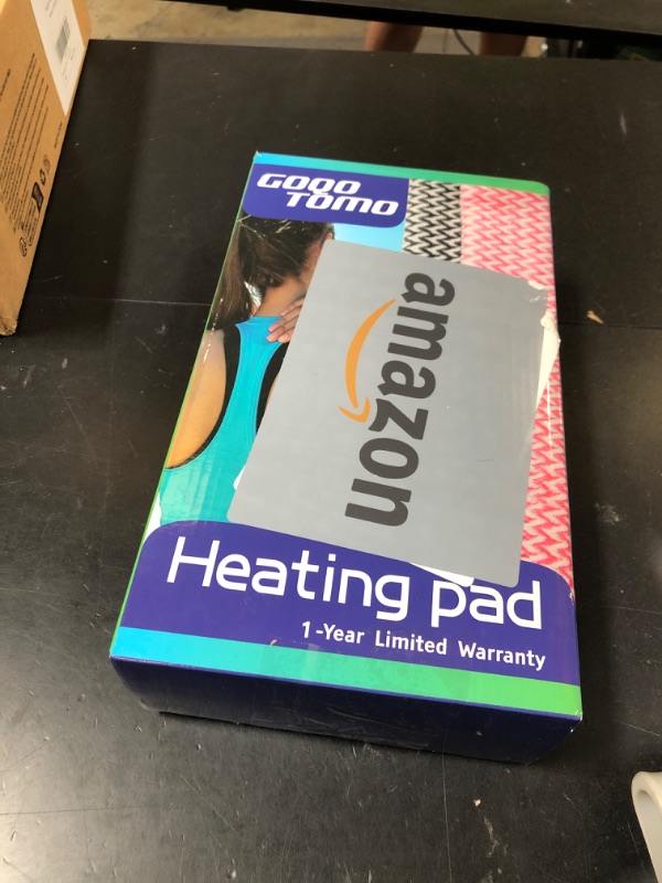 Photo 1 of GOQOTOMO Flower Heating Pad for Back Pain Relief- 12" x 24"12 Heat Levels, 8 Timers Stay on, Machine Washable -F1224