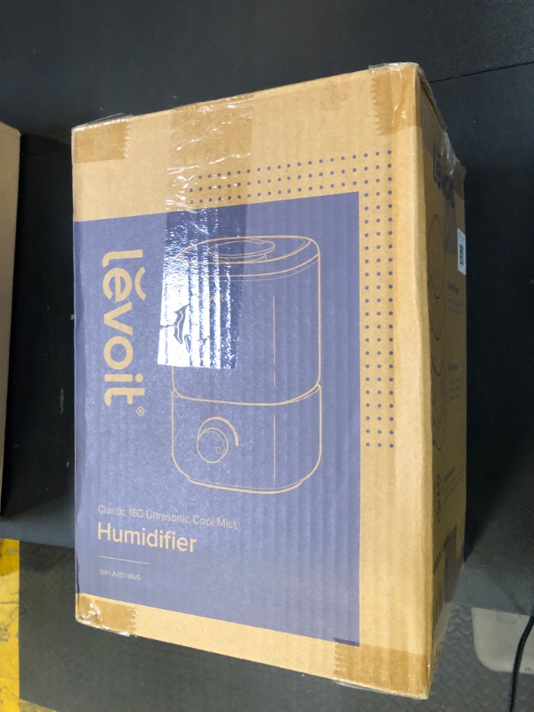Photo 1 of LEVOIT Top Fill Humidifiers for Bedroom, 2.5L Tank for Large Room, Easy to Fill & Clean, 28dB Quiet Cool Mist Air Humidifier for Home Baby Nursery & Plants, Auto Shut-off and BPA-Free for Safety, 25H