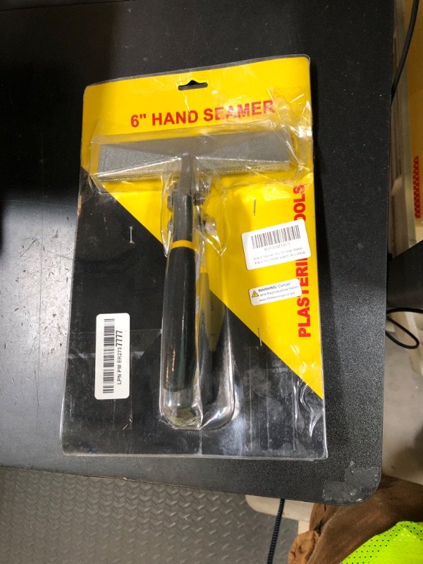 Photo 1 of HURRICANE Sheet Metal Hand Seamer, 6 Inch Straight Jaw Sheet Bender Tools for Flattening Metal, Bending Pliers with Double Dipped Cushion Handle