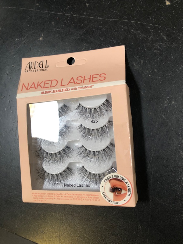 Photo 1 of Ardell Naked Natural Lashes 427 – Subtle Volume & Length Natural Look Eyelashes with Invisiband, 4 Pairs