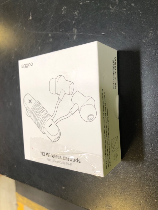 Photo 1 of Active Noise Cancelling Earbuds, Neckband Bluetooth Headphones, Wireless Bluetooth 5.4 Earbuds with 4 AI ENC Mics, Deep Bass Strong Beat Ear Buds, 18H Playtime, IPX7 Waterproof, Magnetic Earphones