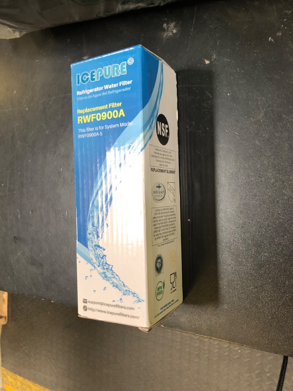 Photo 1 of ICEPURE UKF8001 Replacement for Whirlpool EDR4RXD1, 4396395, Maytag UKF8001AXX-200, EveryDrop Refrigerator Water Filter 4, RFC0900A, FMM-2, WF295, UKF8001P, 469006, PUR, Puriclean II, RWF0900A, 1PACK