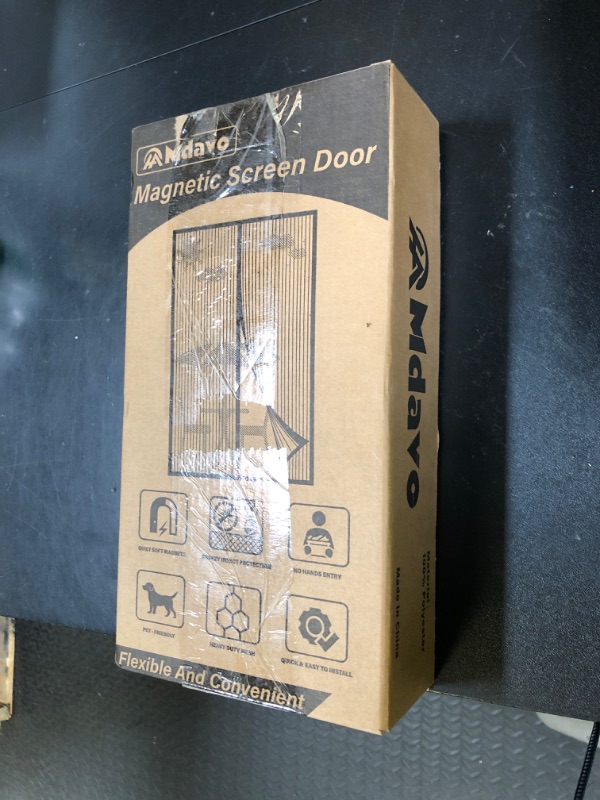 Photo 1 of Magnetic Screen Door, Keep Bugs Out, Pet & Kid Friendly?Works with Front Doors, Sliding Doors,Fit Door Size 36 x 80 Inches ?Black