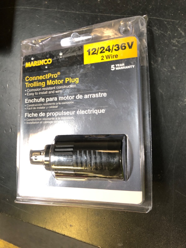 Photo 1 of Marinco 12VBPS2 2-Wire ConnectPro Plug,Black