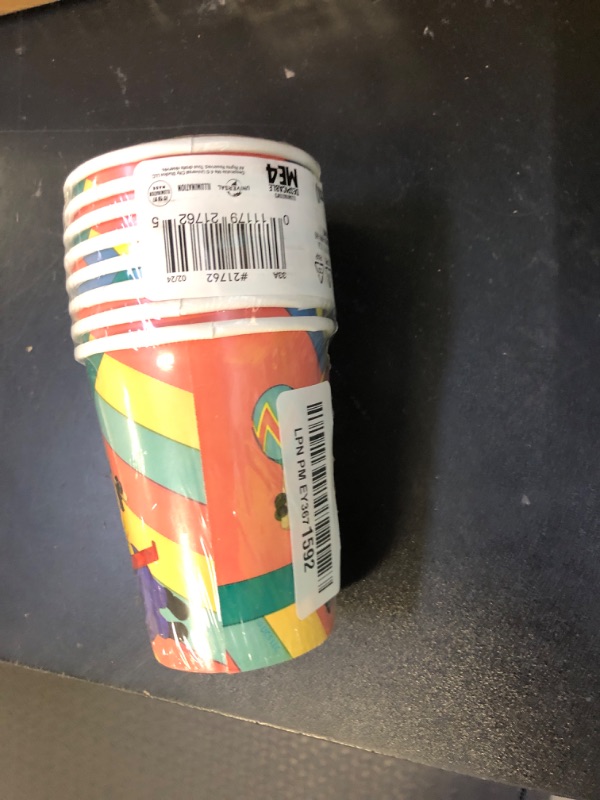 Photo 1 of Despicable Me Multicolor Paper Cups, 9 oz. (8 Count) - Disposable Drinkware, Perfect for Birthdays, Celebrations & Everyday Use