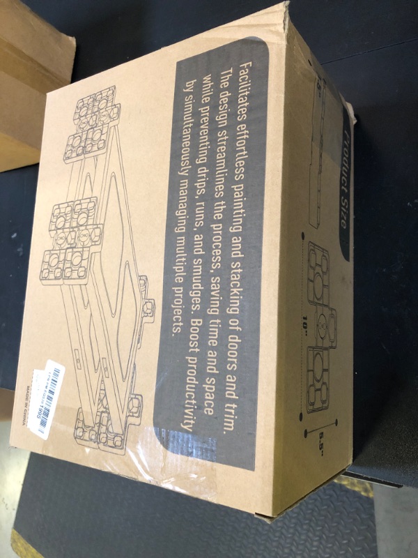 Photo 1 of Touri 12 Pack Stable Door Painting Stands, Spray Paint Racks for Painting, Stacking, and Drying Interior and Exterior Doors or Cabinet Doors