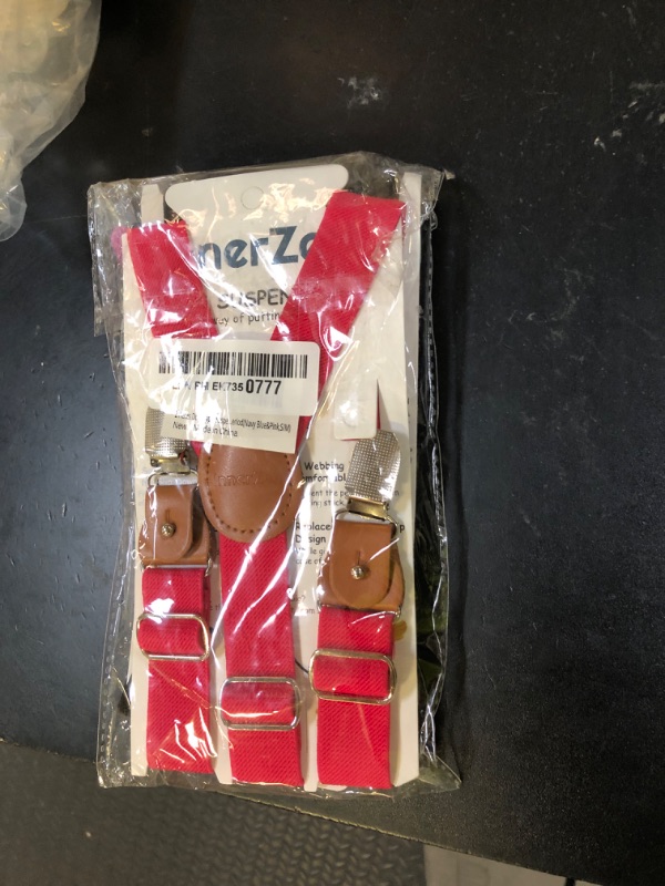 Photo 1 of 2 Pieces Dog Diaper Suspenders, for Dog Diaper Female and Belly Band for Male, Prevent Dog Diapers from Falling Off,Diapers Suspender for Dog in Heat/Period(Navy Blue&Pink,S/M)
