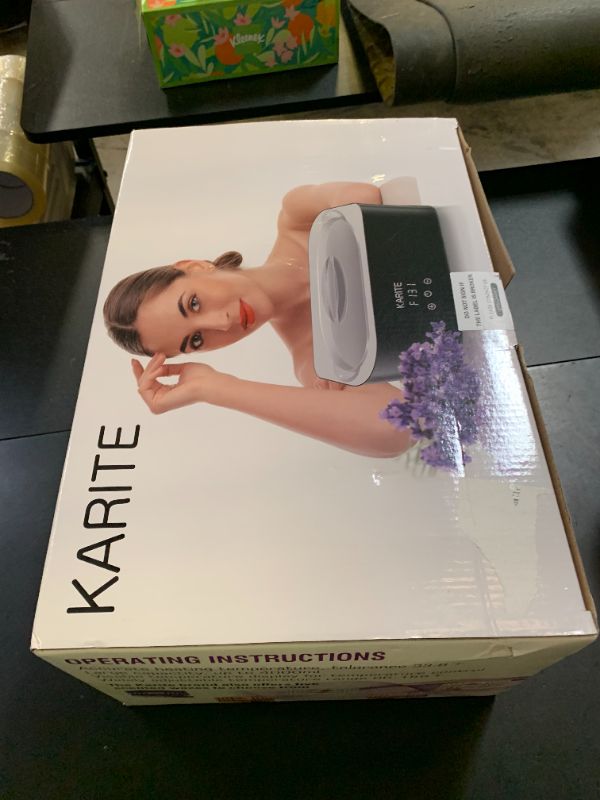 Photo 1 of Paraffin Wax Machine for Hand and Feet - Karite Paraffin Wax Bath 4000ml Paraffin Wax Warmer Moisturizing Kit Auto-time and Keep Warm Paraffin Hand Wax Machine