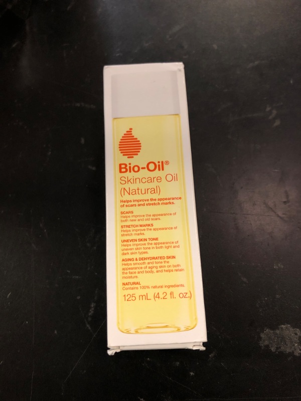 Photo 1 of Bio-Oil Natural Skincare Oil, Serum for Scars and Stretch Marks, Face and Body Moisturizer for Dry Skin, Hair Oil, For All Skin Types, 4.2 Oz