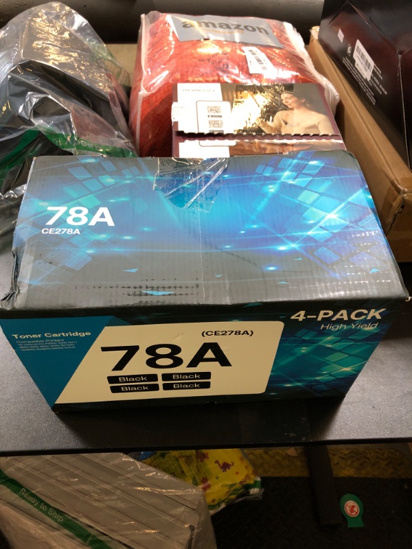 Photo 1 of 78A Toner Cartridge Compatible Replacement for HP 78A CE278A to use with HP Laser Jet Pro P1606dn P1560 P1606 P1566 P1568 P1569 P1600 (Black,4 Pack)