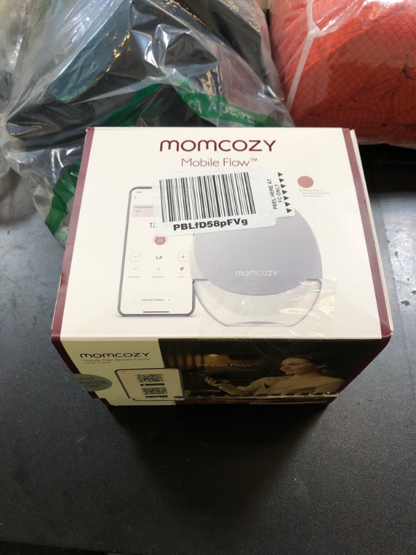 Photo 1 of Momcozy M5 Hands-Free Wearable Breast Pump, Double-Sealed Flange for Baby-Like Comfort, 3 Modes & 9 Suction Levels, Portable Electric Pump – 24mm, 2-Pack Quill Gray