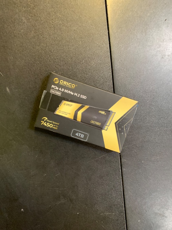 Photo 1 of ORICO OG7000 4TB PCIe Gen4 NVMe SSD, Up to 7400MB/s, 8-Channel Controller, Graphene Thermal Solution, Ideal for 4K Video Editing, 3D Rendering, Content Creation, Compatible with PS5 and PC