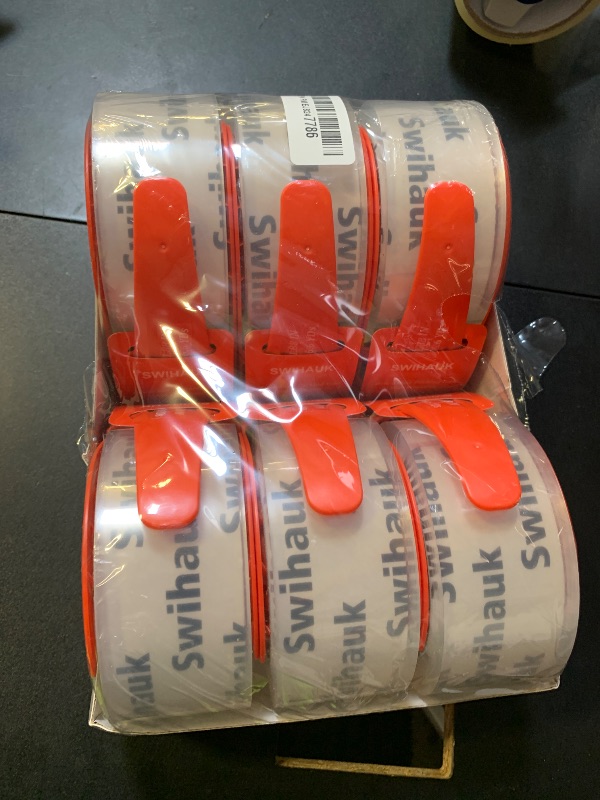Photo 1 of Swihauk Total 400 yd, 6 Pack 1.88 in x 66.6 yd - Heavy Duty Packing Tape with Dispenser Combo, Clear Shipping Tape, Packaging Tape, Package Tape for Shipping Moving Storage and Mailing, w30200