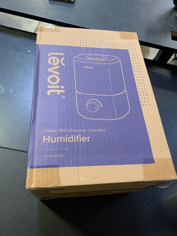 Photo 1 of LEVOIT Top Fill Humidifiers for Bedroom, 2.5L Tank for Large Room, Easy to Fill & Clean, 28dB Quiet Cool Mist Air Humidifier for Home Baby Nursery & Plants, Auto Shut-off and BPA-Free for Safety, 25H