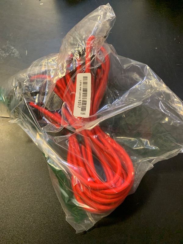 Photo 1 of 8 Pcs 48 Inch Adjustable Carabiner Bungee Cords with Hooks, Easy to Adjust from 7" to 48", Red Bungee Straps with UV-Resistance & Superior Elasticity for Cargo, Bike, Luggage, Carts, Truck, etc