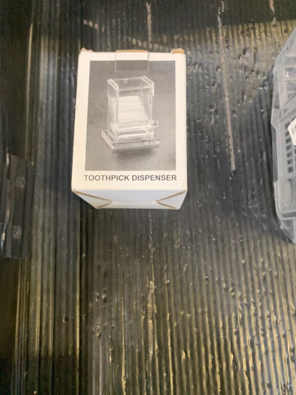 Photo 1 of Winco Acrylic Toothpick Dispenser,Clear,Medium