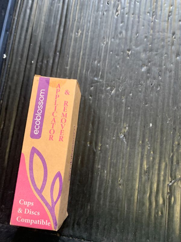 Photo 1 of Ecoblossom Menstrual Cup & Disc Applicator Tool - Comfortable & Easy Insertion & Removal - Compatible with Most Period Cups and Discs (Purple)