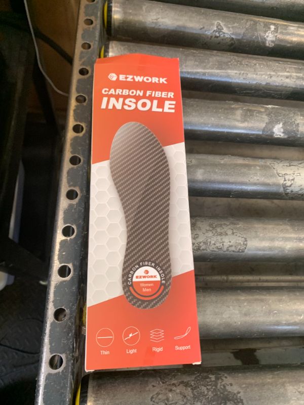 Photo 1 of Carbon Fiber Insoles, Carbon Fiber Foot Plate 1 Pair Rigid Shoe Insert Support Turf Toe, Foot Fractures, Morton Extension, Hallux Rigidus and Limitus - Alternative to Post Op Shoe