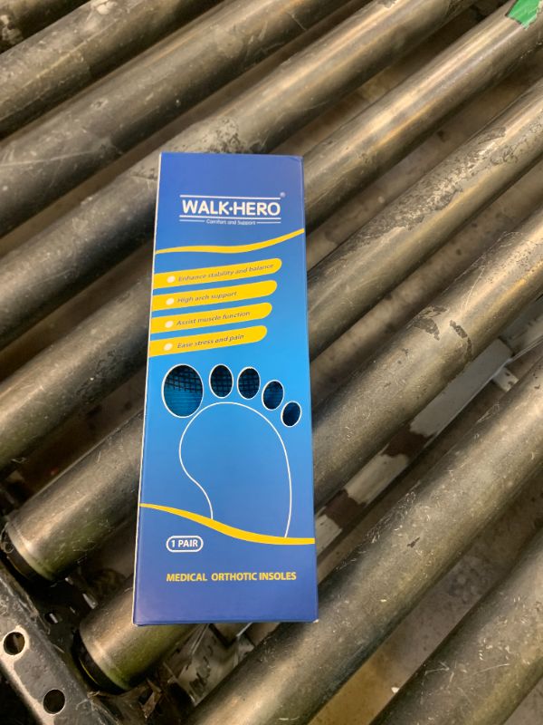 Photo 1 of Inserts Relieve Plantar Fasciitis - Flat Feet Insoles Arch Supports, Orthotic Insoles for Foot Pain Arch Pain Reduce Muscle Fatigue Absorb Shock (Mens 5-5 1/2 | Womens 7-7 1/2)