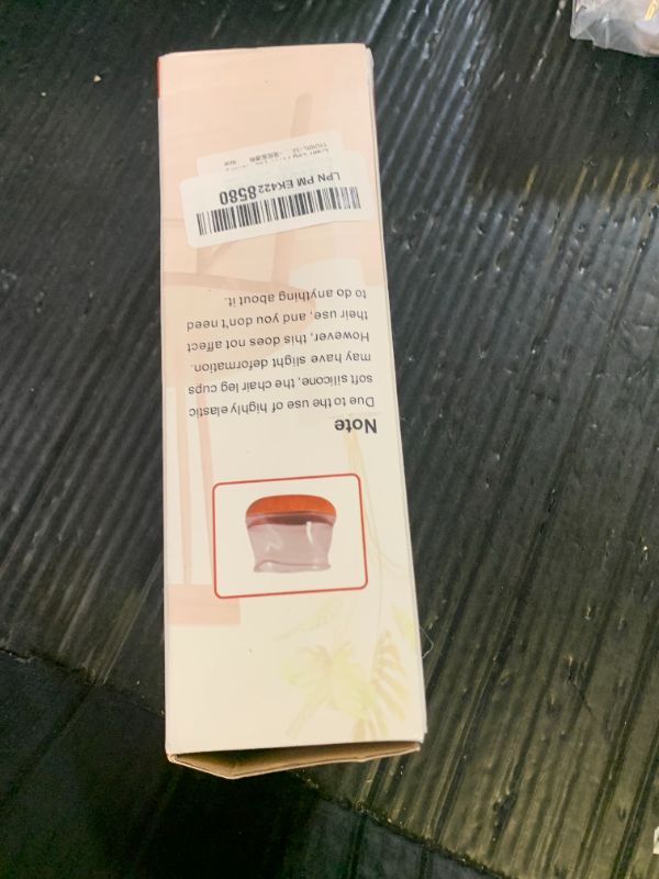 Photo 1 of Chair Leg Floor Protectors Chair Leg Protectors for Hardwood Floors Felt Silicone Caps Strengthen Bottom Protection Non Slip Reduce Noise 32 Pack Clear Round Large Fit 1-3/16" ~ 1-5/8" (30~40mm)