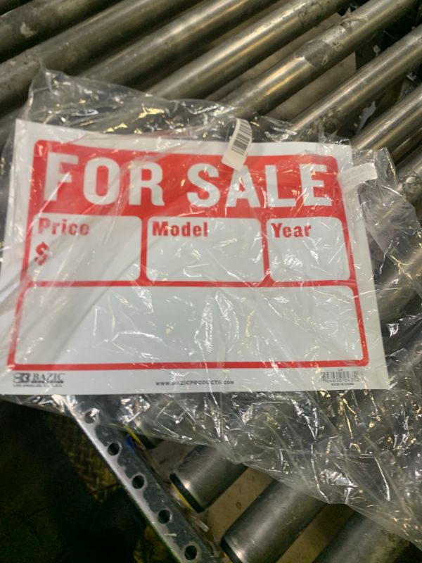 Photo 1 of BAZIC 12" X 16" For Sale Sign (2-Line)