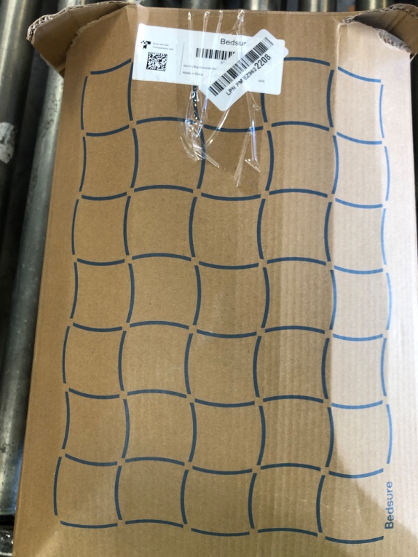 Photo 1 of Bedsure Bed in a Bag Twin XL - 5 Pieces Plaid Seersucker Bedding Comforter Sets, Soft Lightweight White Boho Bed Set with Comforters Twin XL Size, Sheets, Pillowcase & Sham