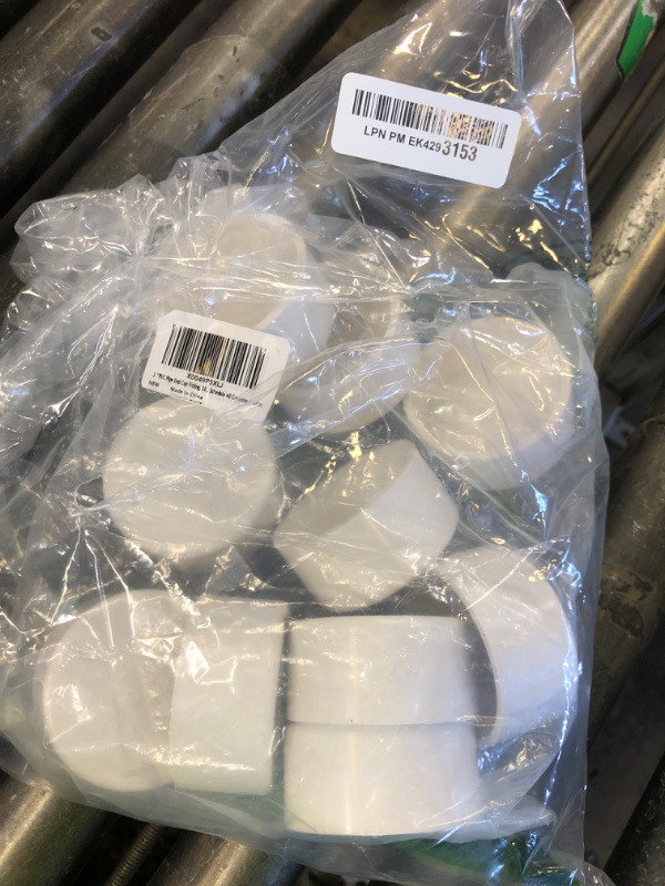Photo 1 of 2" Pvc  End Cap (Fits 2.375" OD), 10 Pack Heavy Duty Slip-On Cap Fitting for Schedule 40 Pipe