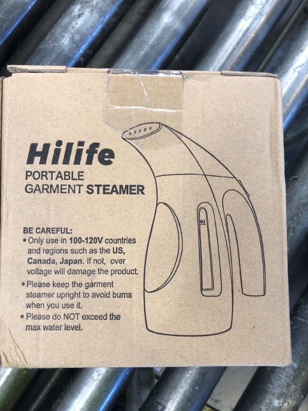 Photo 1 of HiLIFE Steamer for Clothes, Portable Handheld Design, 240ml Big Capacity, 700W, Strong Penetrating Steam, Removes Wrinkle, for Home, Office(ONLY FOR 120V) (Blue)