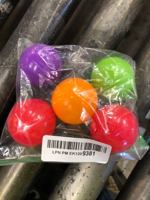 Photo 1 of Botabee Set of 5 Multi-Colored Replacement Balls for Ball Popper Toys in Assorted Colors - Vibrant and Durable Plastic