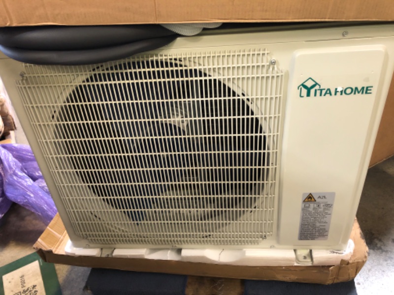 Photo 1 of YITAHOME 24000 BTU Mini Split Air Conditioner Heat Pump System, Wifi Enabled 18.5 SEER2 208-230V Inverter Ductless AC Cool Up to 1500 Sq. Ft, Compatible with Alexa, Complete Installation Kit, White