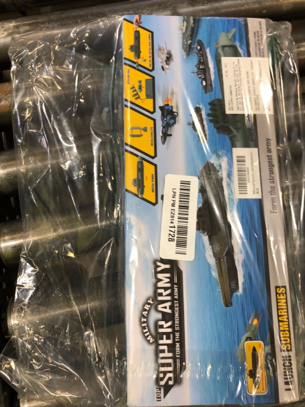Photo 1 of WASAiKA Aircraft Carrier Toy and Submarine Toy Naval Ship with Launching Small Scale Model Fighter Jet Toy and Torpedoes, Ideal Army Toys Set for Kids Boys Girls