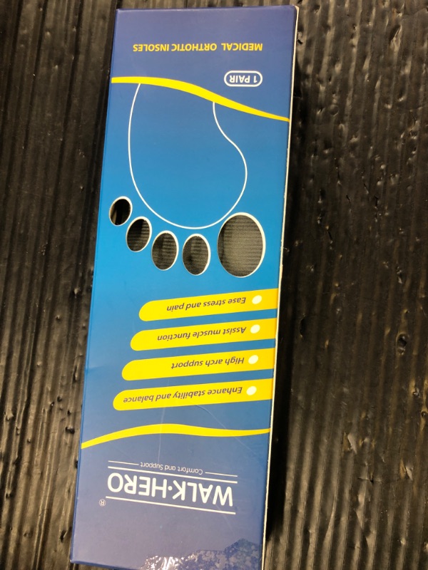 Photo 1 of Plantar Fasciitis Feet Insoles Arch Supports Orthotics Inserts Relieve Flat Feet, High Arch (Mens 6-6 1/2 | Womens 8-8 1/2)
