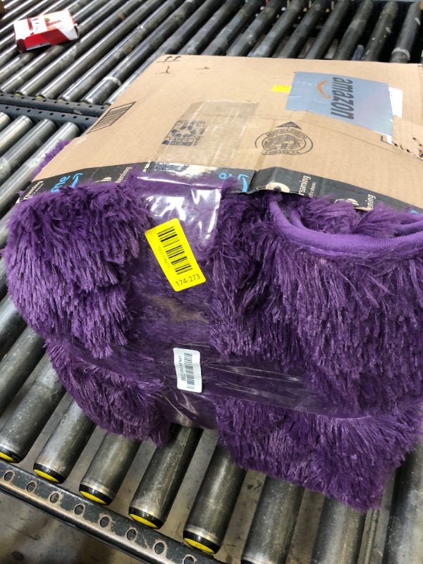 Photo 1 of Shag Area Rugs for Bedroom Living Room,8X10 Ultra Soft Purple Fluffy Area Rugs for Dorm, Indoor Carpet Nursery Rugs for Kids Room Home Decor, Purple
