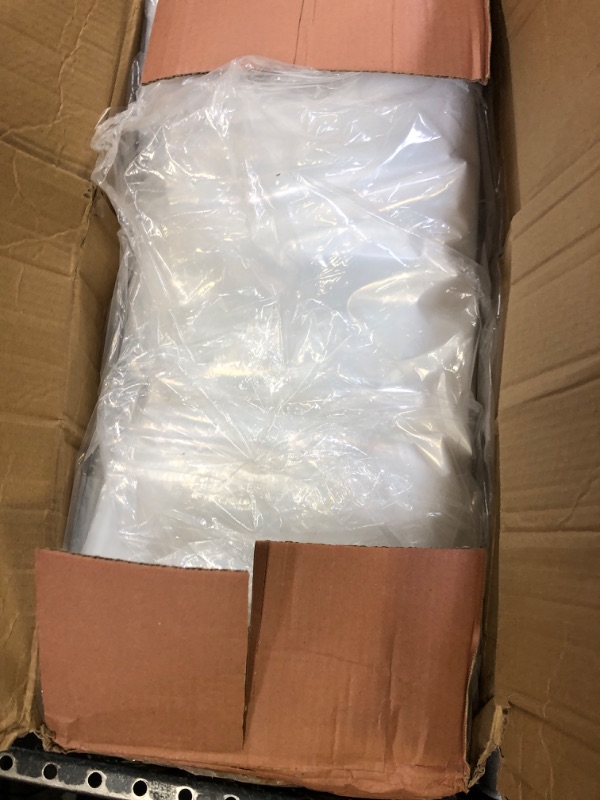 Photo 1 of Aviditi 24" x 10" x 36", Gusseted Poly Bags, 2 Mil, Clear Open Top with Expandable Sides for Packaging Parts, Food and Supplies, (Case of 200)
