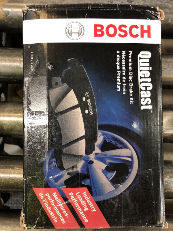 Photo 1 of BOSCH BC888 QuietCast Premium Ceramic Disc Brake Pad Set- Compatible with Select Infiniti EX, FX, G, M (25, 35, 37, 45, 56), Q40, Q45, Q70, QX50, QX70; Nissan 350Z, 370Z, Murano, Pathfinder; FRONT