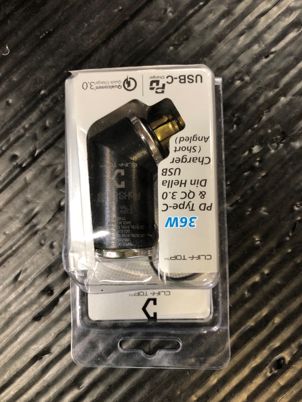 Photo 1 of Cliff Top Motorcycle DIN Hella USB Charger 36W PD USB C and QC 3.0 Compatible with BMW Triumph Tiger Ducati Motorcycle