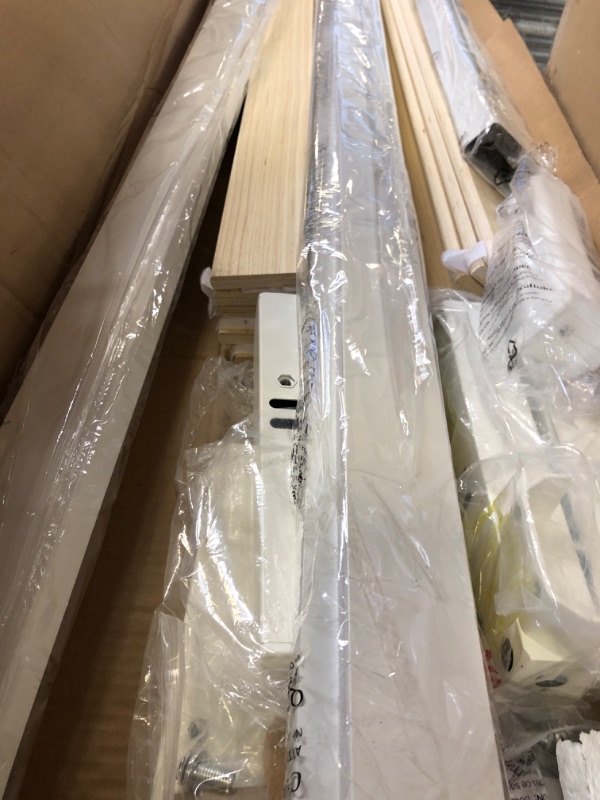 Photo 1 of ZINUS Arnav Metal Platform Bed Frame, Wood Slat Support, No Box Spring Needed, Easy Assembly, White, Full