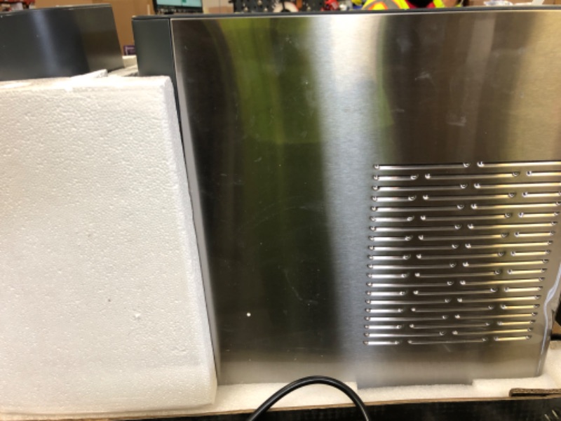 Photo 1 of GE Profile Opal 2.0 XL with 1 Gallon Tank, Chewable Crunchable Countertop Nugget Ice Maker, Scoop included, 38 lbs in 24 hours, Pellet Ice Machine with WiFi & Smart Connected, Stainless Steel