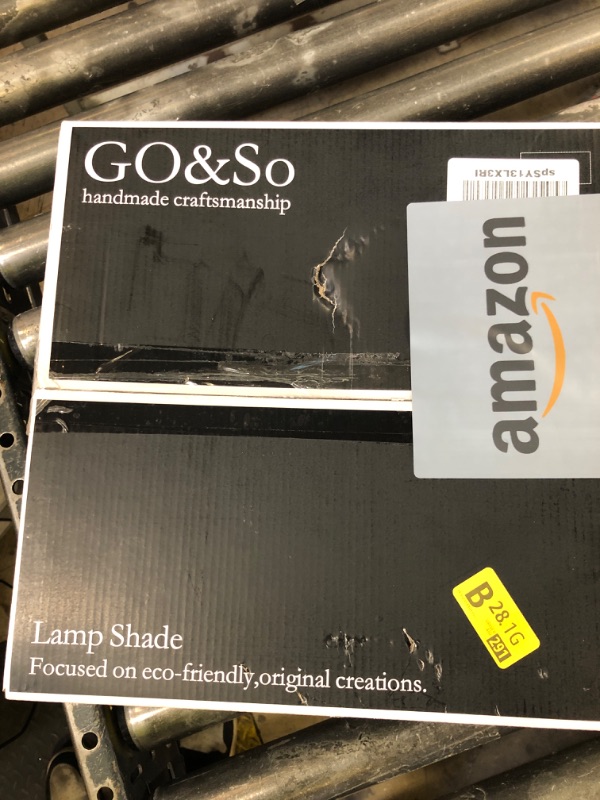 Photo 1 of GO&SO Black Lamp Shades Set of 2, Drum Lamp Shade with Etching Crystal Design,13" Top x 13" Bottom x 10" High, Lamps Shades for Table Lamps, Floor Lamp, Pendant Light, Easy Assembly Black Lampshades