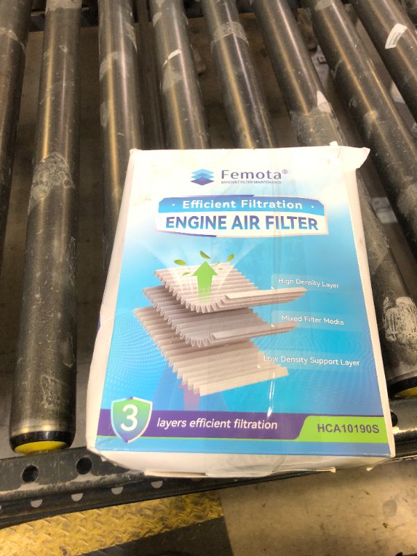 Photo 1 of Femota CA10190 Engine Air Filter, Pre-oiled, Longer Lifespan, for Toyota Corolla/Matrix/Yaris, Scion iM/xD, Pontiac Vibe, OE #: 17801-YZZ05,17801-0D060, 88975792.