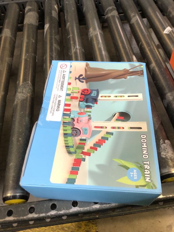 Photo 1 of PREPHY Kids Games Domino Train Toys: 180PCS Automatic Stacking Creative Game 3+ Year Old - Stem Montessori Toy for Boys 4-6 - Summer Autistic Christmas Birthday Gifts 5 6 Toddler Girls Ages 4-8