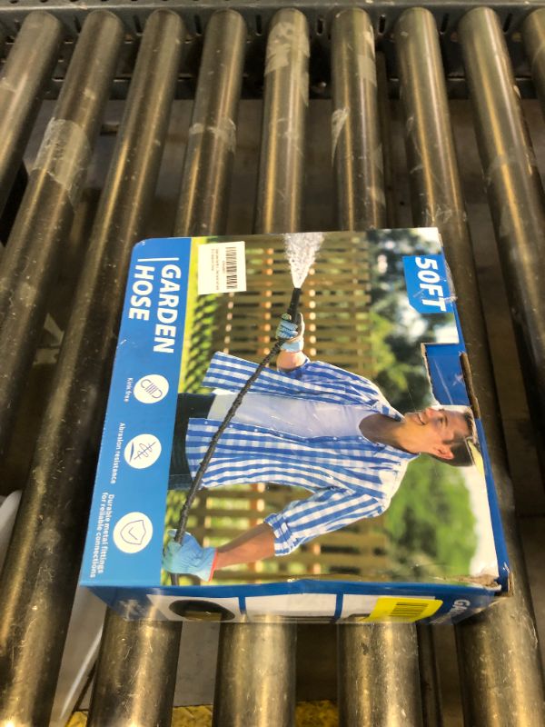 Photo 1 of Toolasin Garden Hose 50ft, Non-Expanding, Lightweight, Leak-Proof Metal interface, No-Knots, Portable, Wear-Resistant, Sturdy, Flexible, 3/4GHT, Water Hose for Yard, Garden